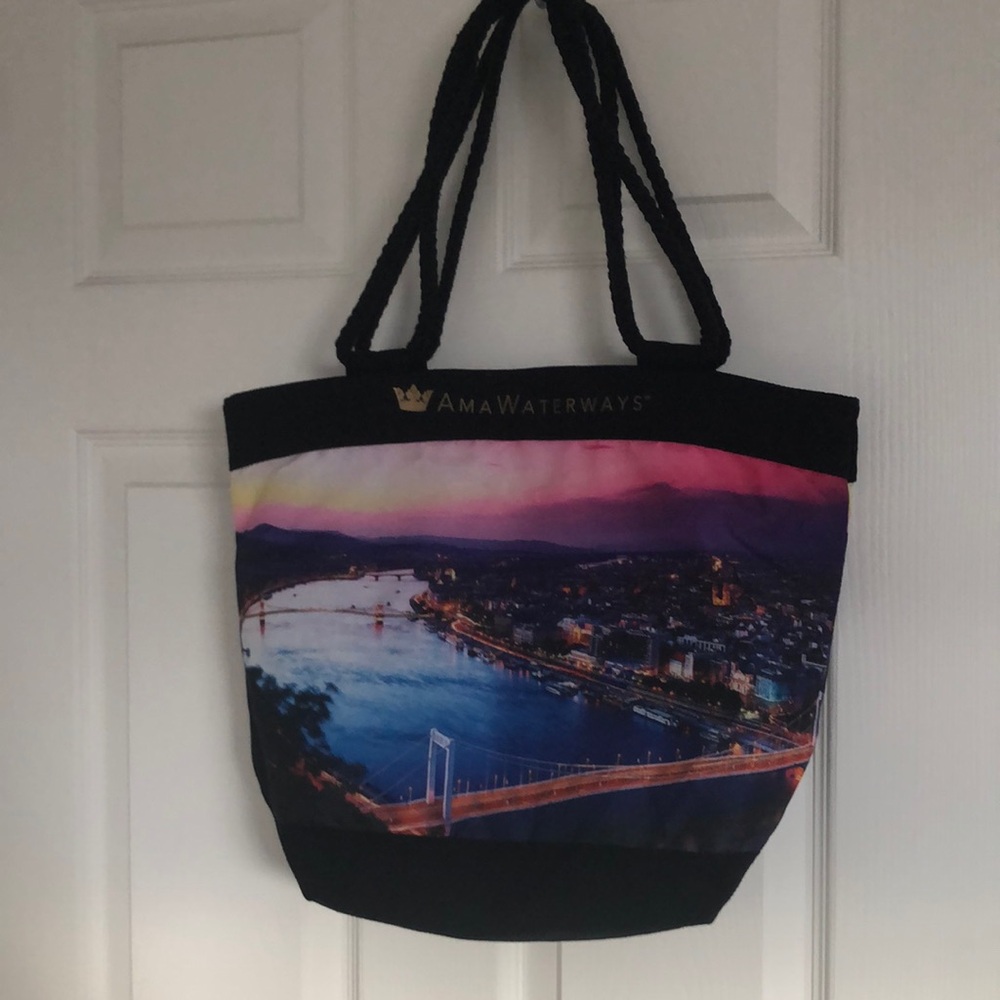NWOT AMA Waterways River Cruise Travel Shopping tote bag carry on